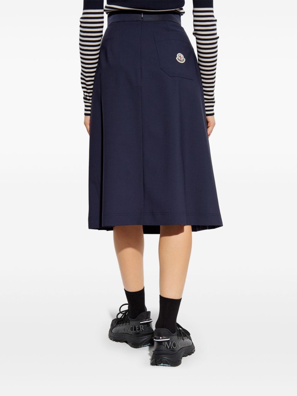 pleated midi skirt - 4