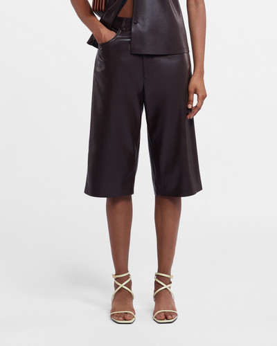Nanushka Okobor™ Alt-Leather Shorts outlook