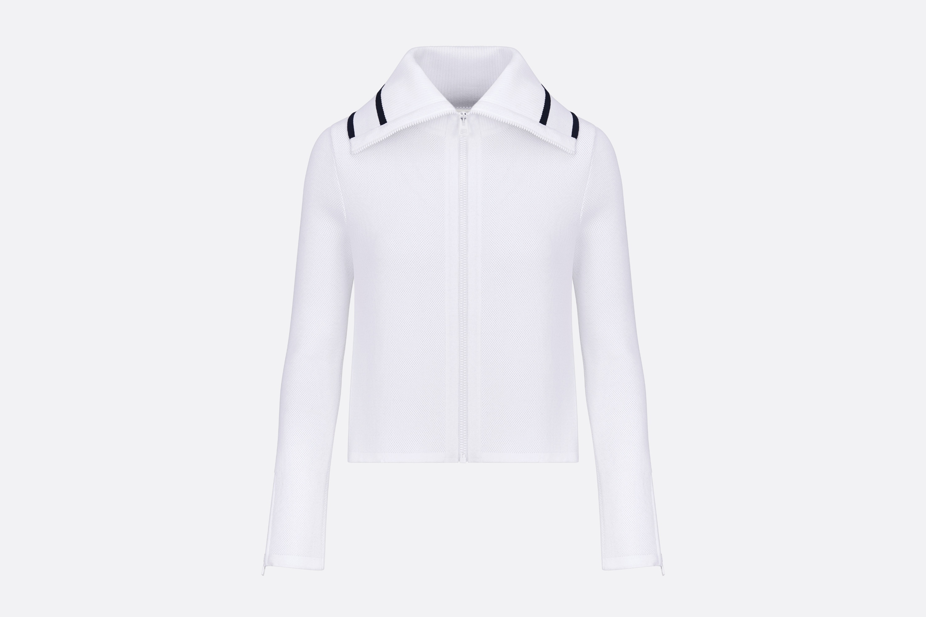 Dioriviera Cropped Jacket with Stand Collar - 1