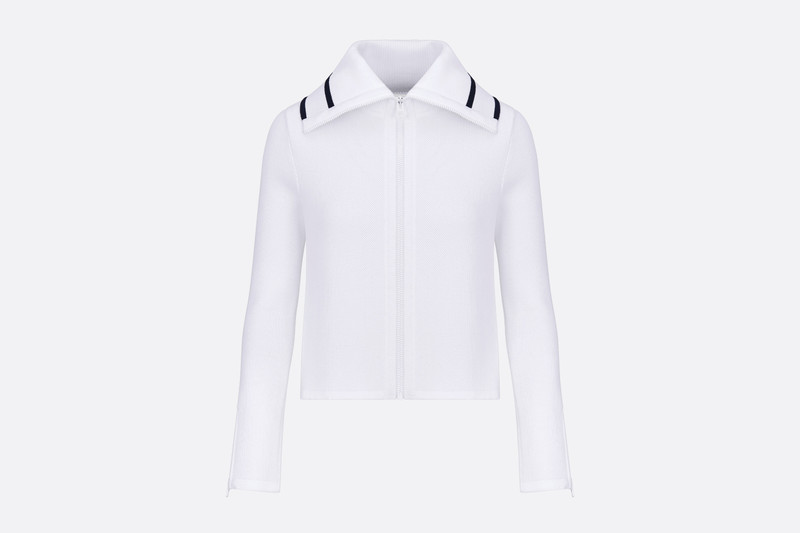 Dioriviera Cropped Jacket with Stand Collar 1