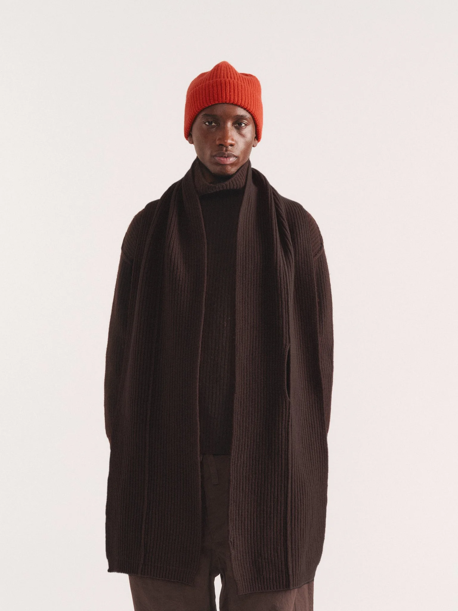 PANNO SCARF - WOOLY - EBONY - 1