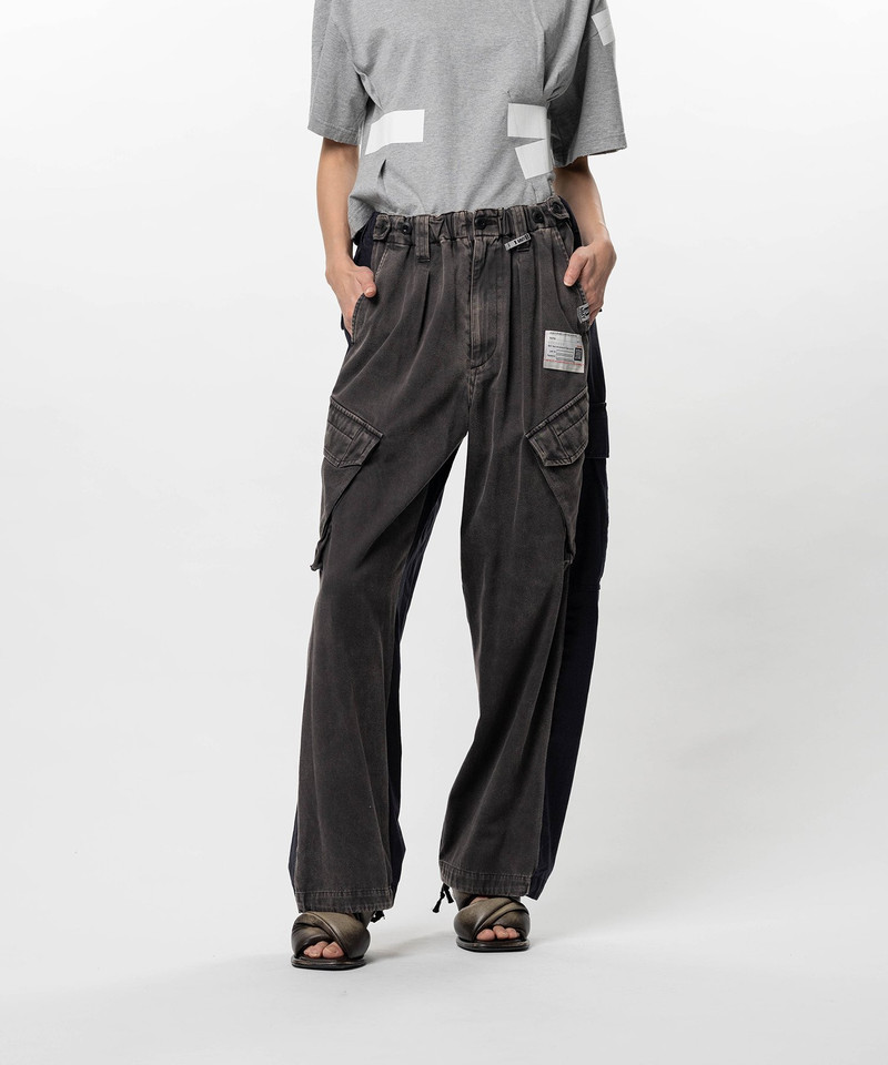 Front Back Combined Cargo Pants 1