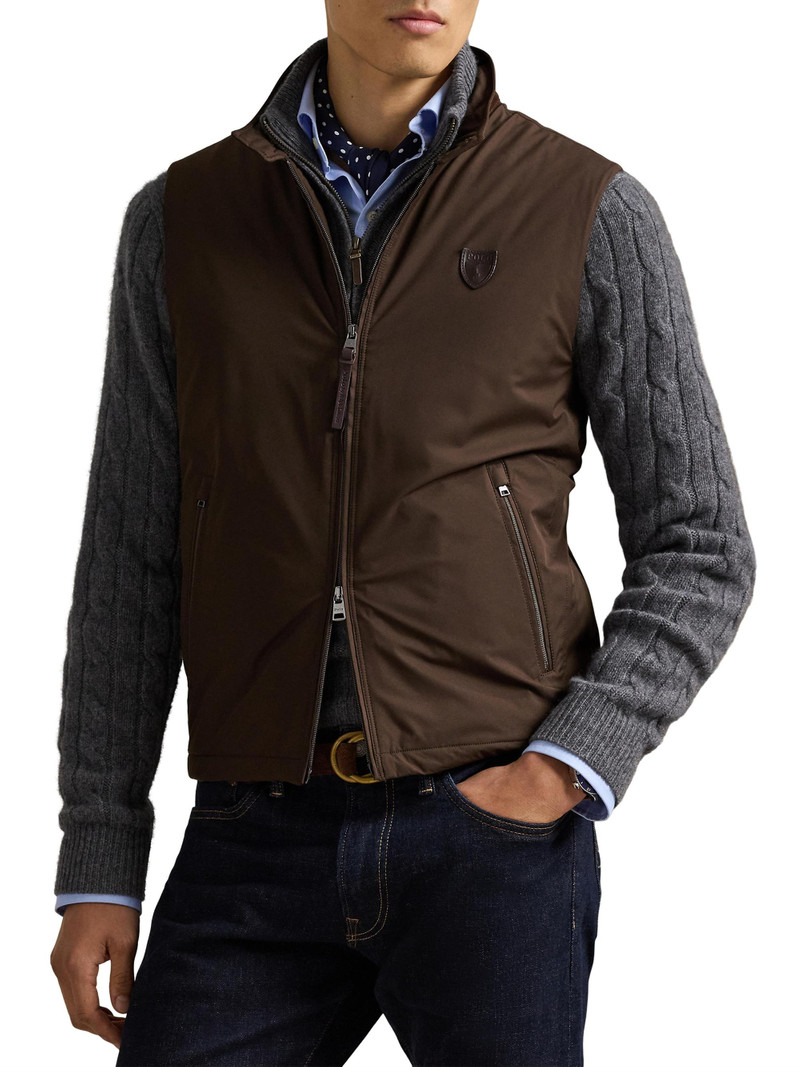 Men's Performance Gabardine Vest - Dark Beech 3