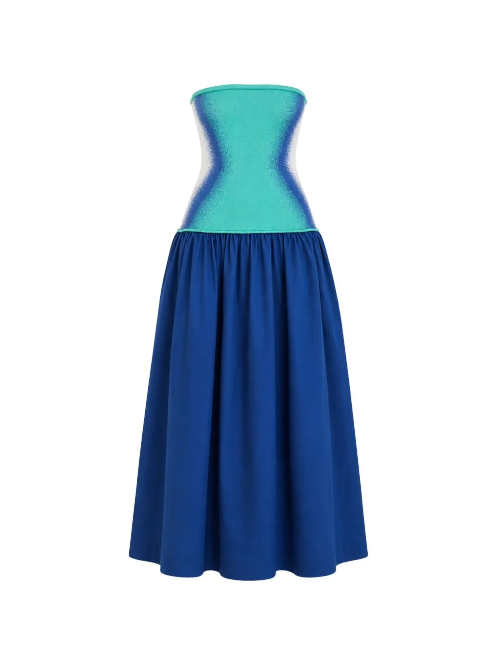 Almond strapless maxi dress - 1