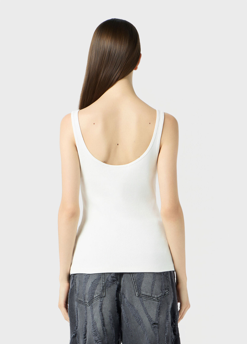 RIBBED TOP WITH DOLPHIN PRINT AND EMBROIDERY 3