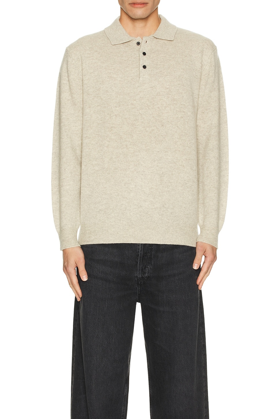 Knit Polo 9g Sweater - 3