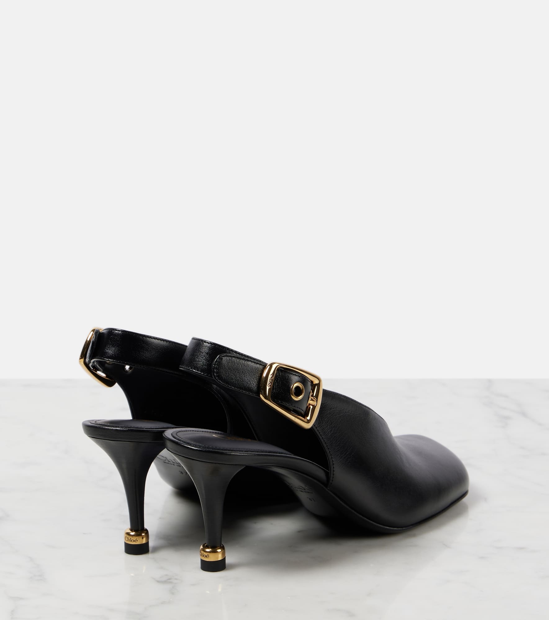 Andrea leather slingback pumps - 2