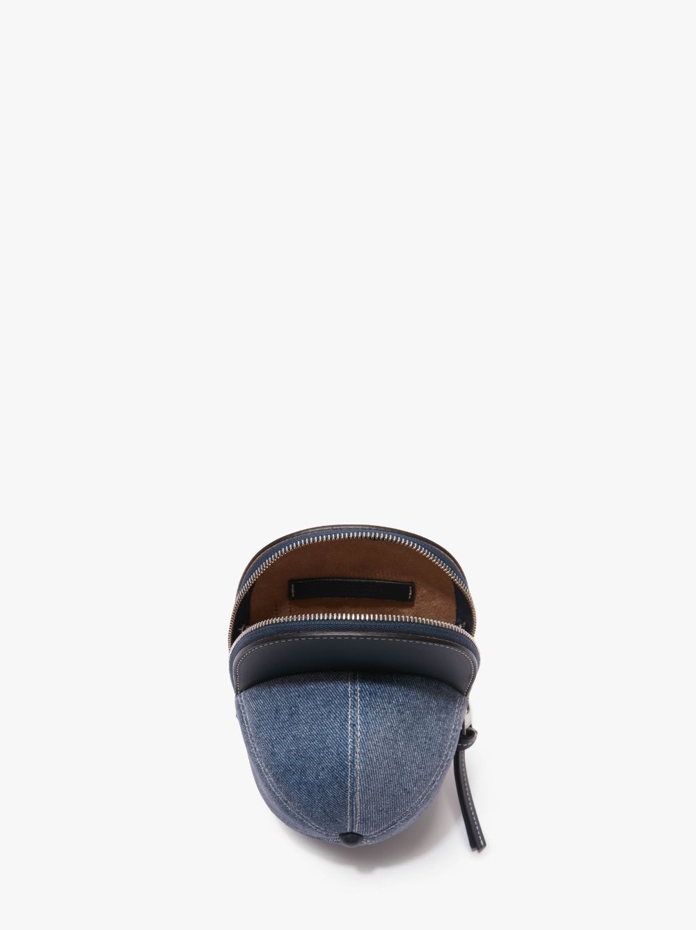 MEDIUM CAP BAG - VELVET PRINTED DENIM CROSSBODY BAG - 3