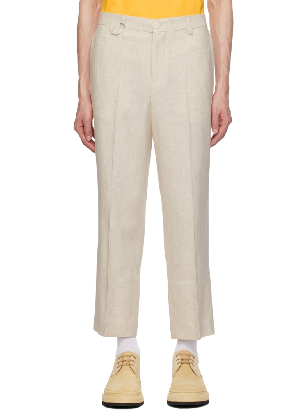 Beige Les Classiques 'Le pantalon Cabri' Trousers - 1