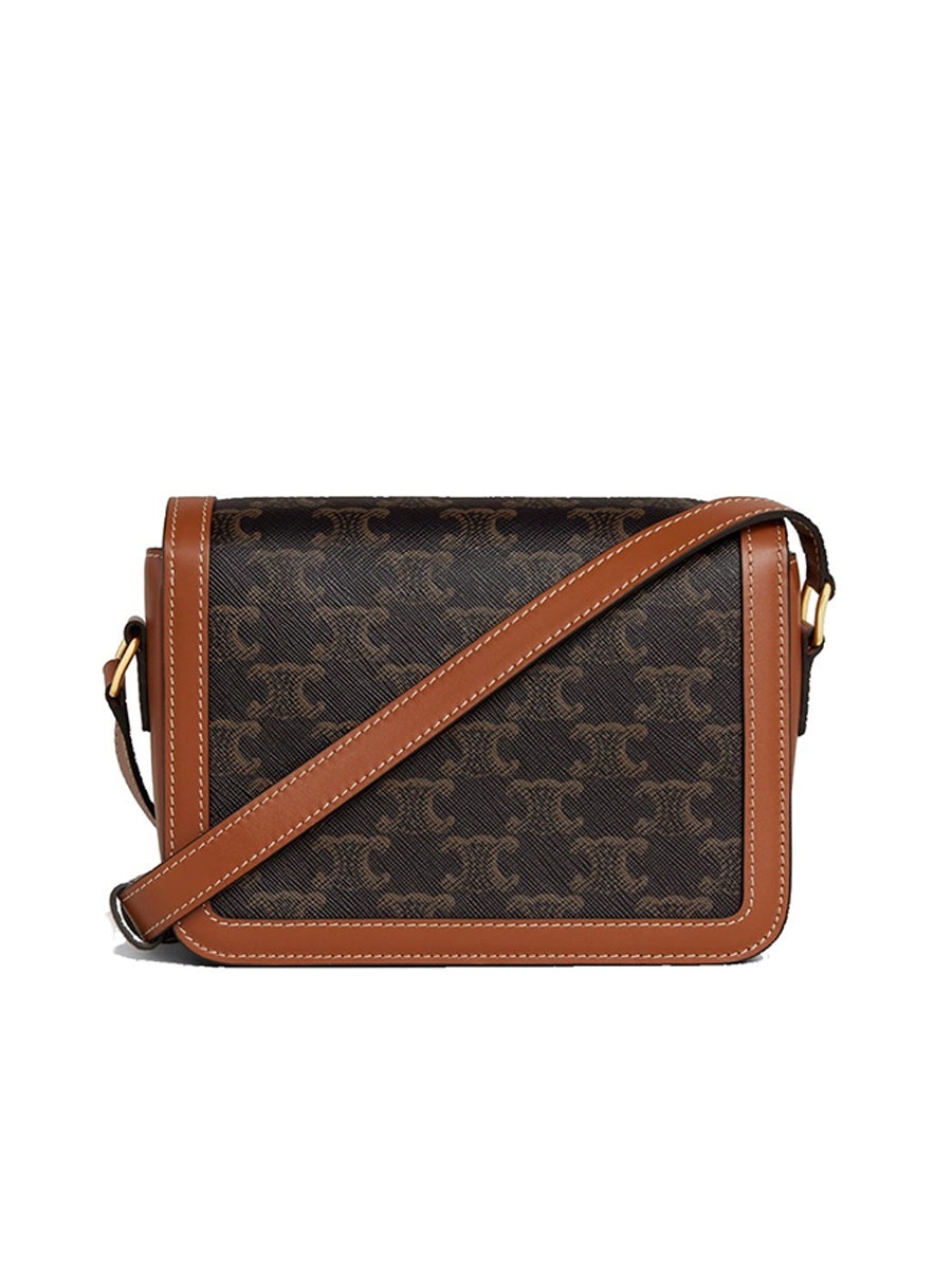 Teen Triomphe Bag in Triomphe Canvas and Calfskin - 5