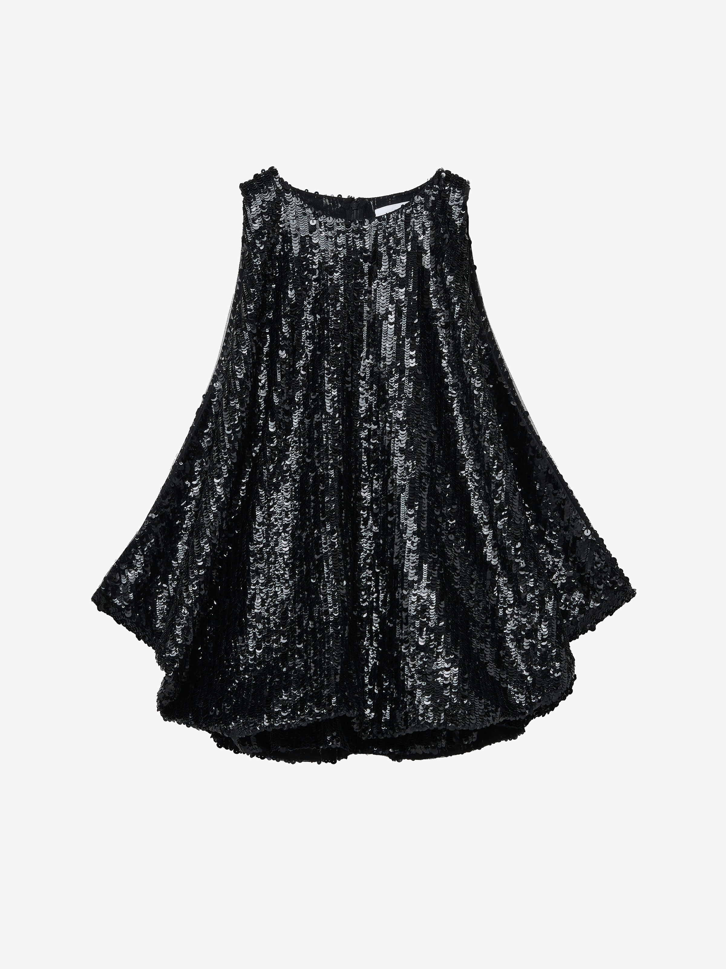 Draped Sequin Top - 1