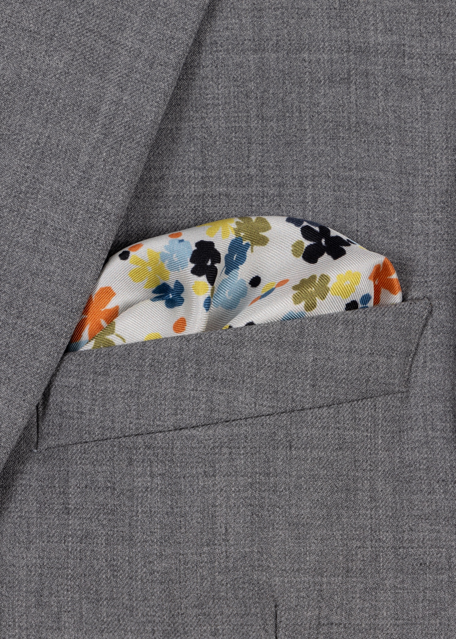 Ditsy Floral Silk Pocket Square - 4