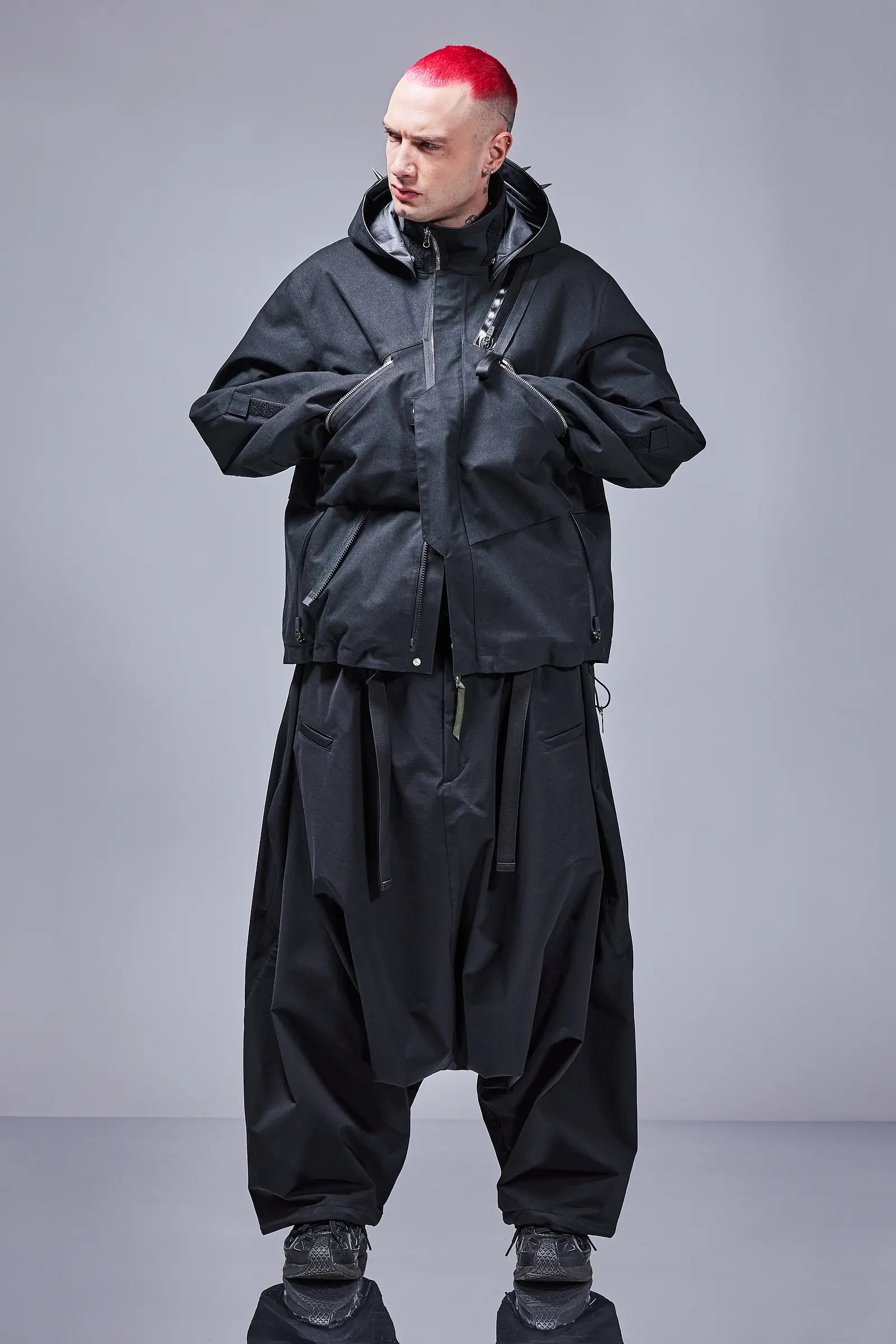 J1WB-BQ 3L Interops Jacket Black - 52