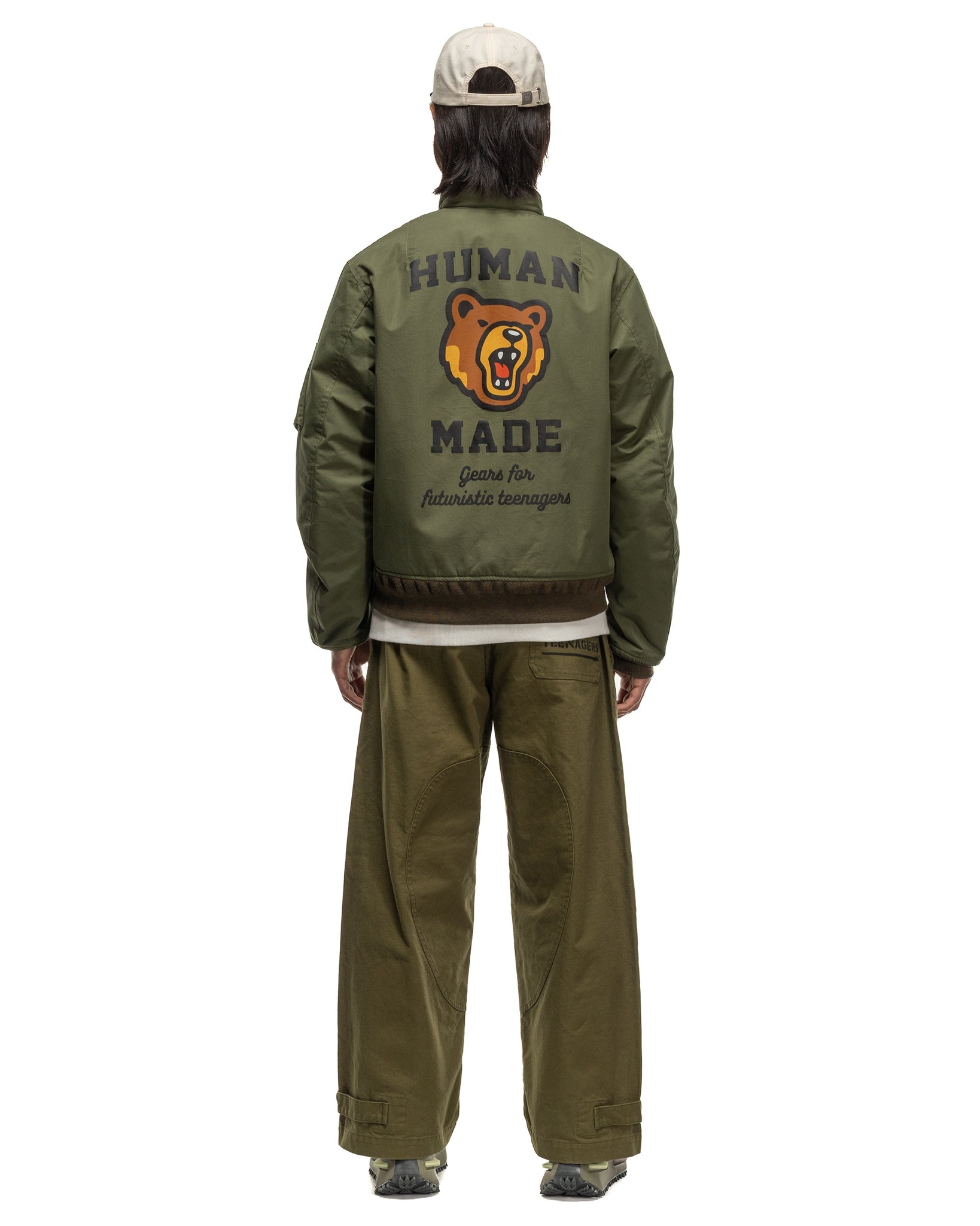 MILITARY MOTORCYCLE PANTS OLIVE DRAB - 4