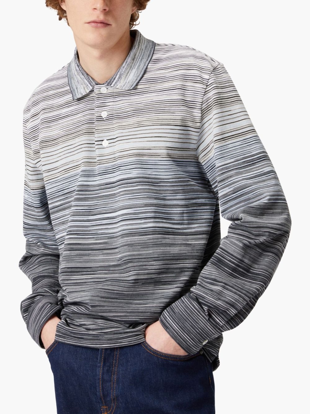 slub cotton polo shirt - 4