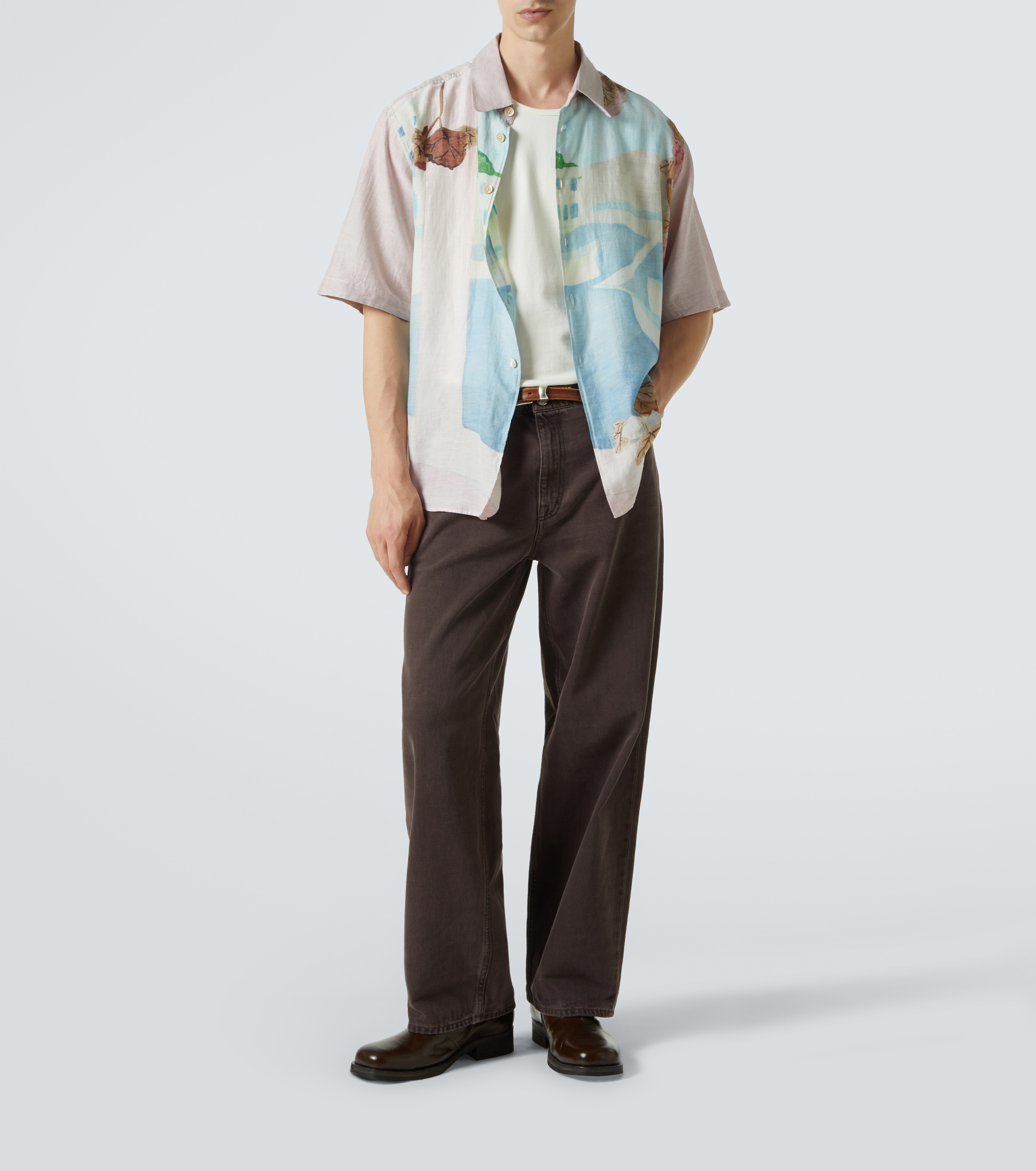 Beyond cotton and silk bowling shirt - 2