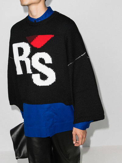 Raf Simons intarsia-knit jumper outlook