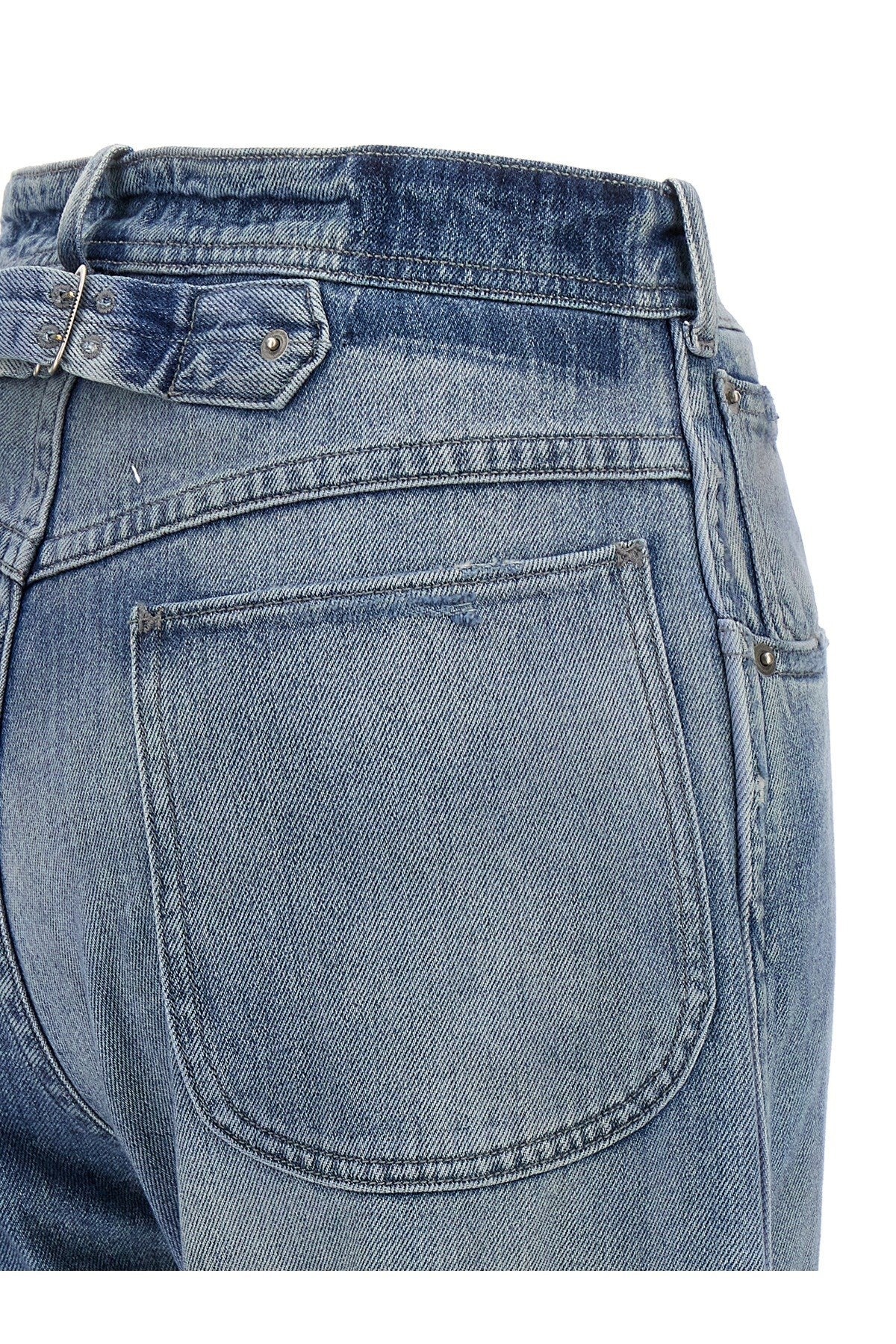 Maison Margiela Women Buckle Jeans - 5