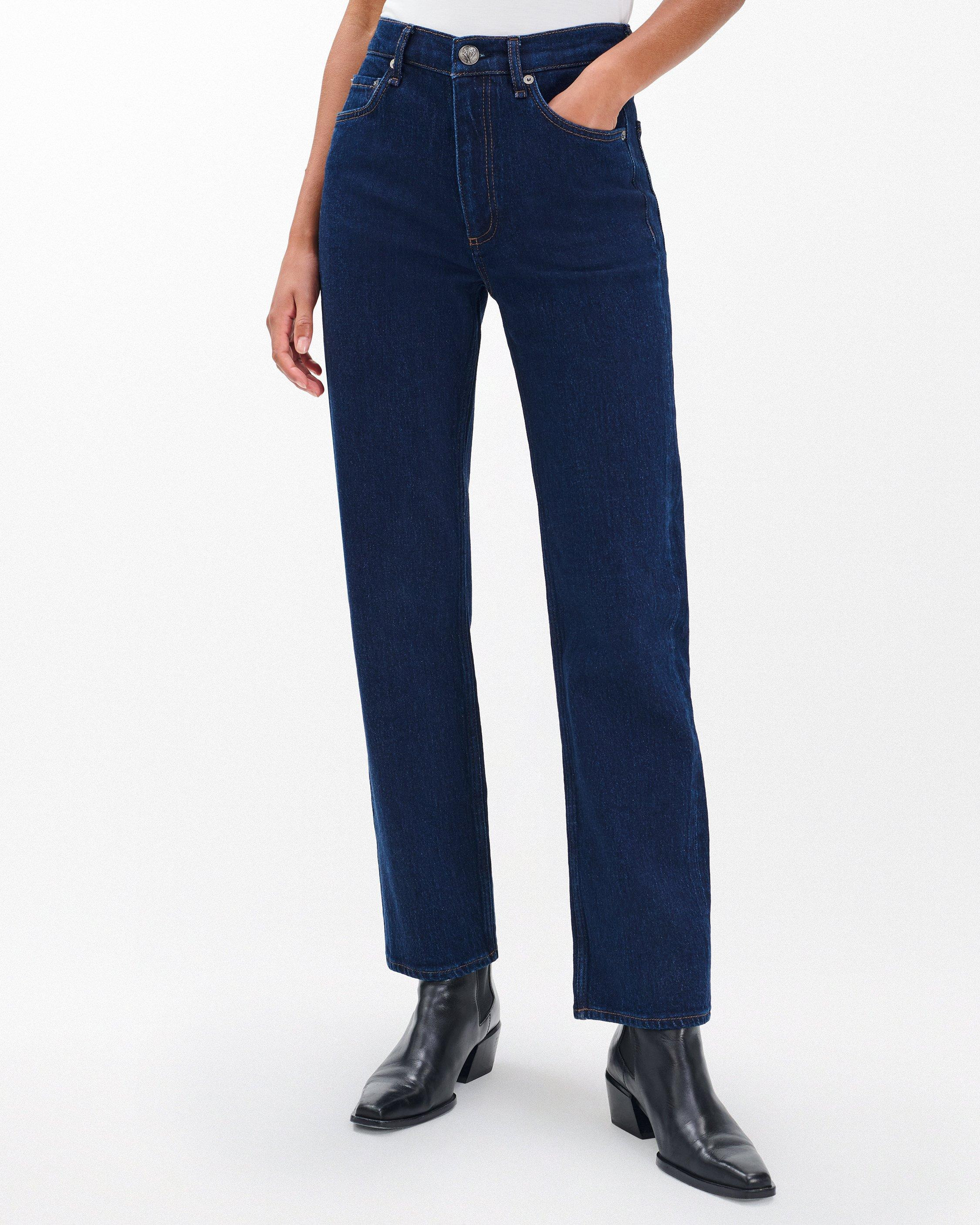Harlow Ankle Straight Jeans
Vintage Stretch in Rinse - 4