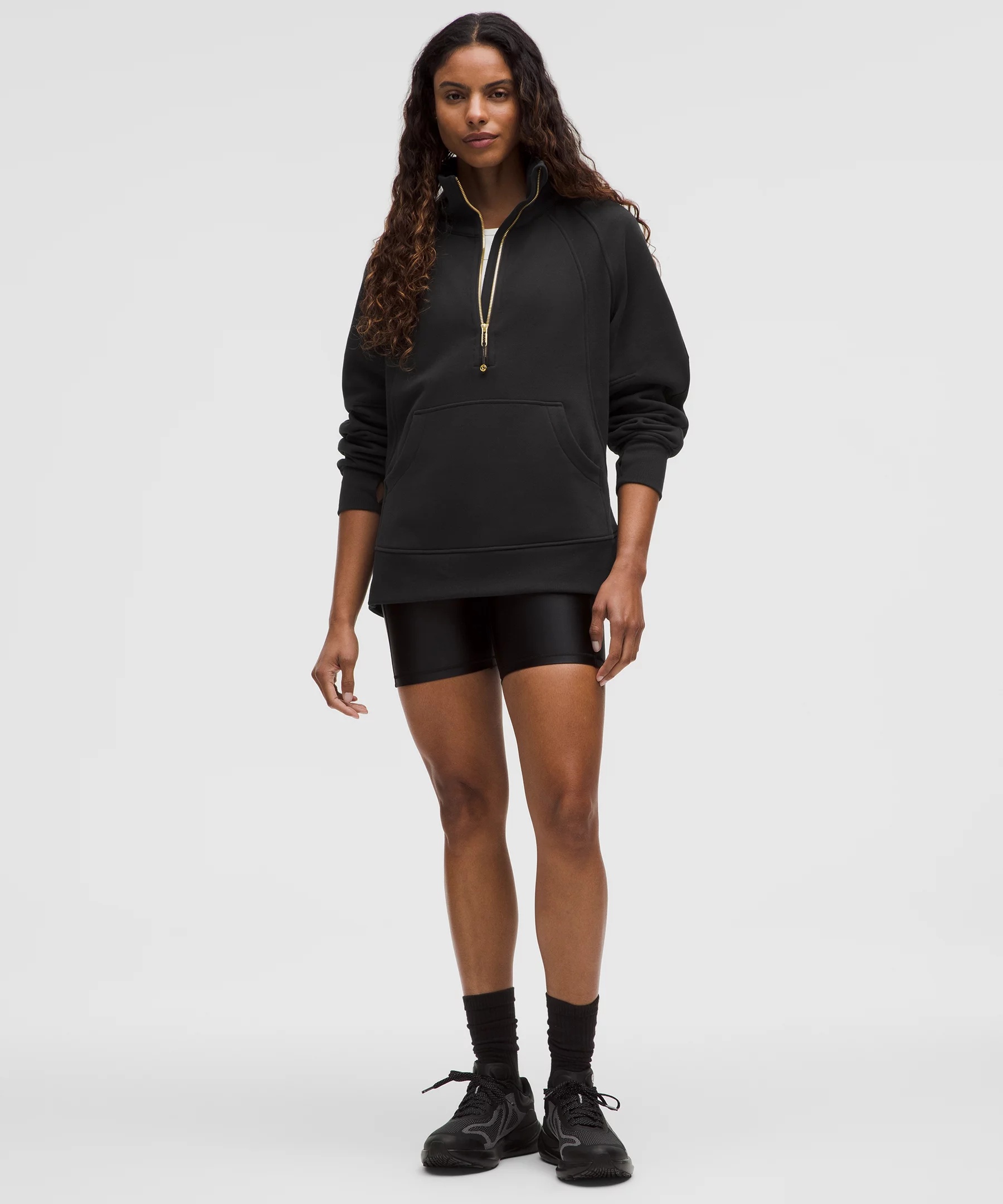 Scuba Oversized Funnel-Neck Half Zip *Long - 2