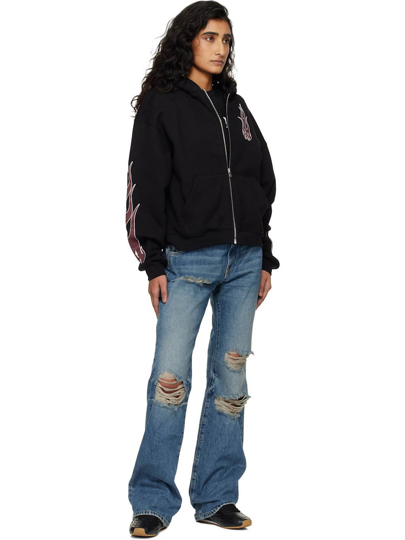 AMIRI Black Pacific Football Flat Sneakers outlook