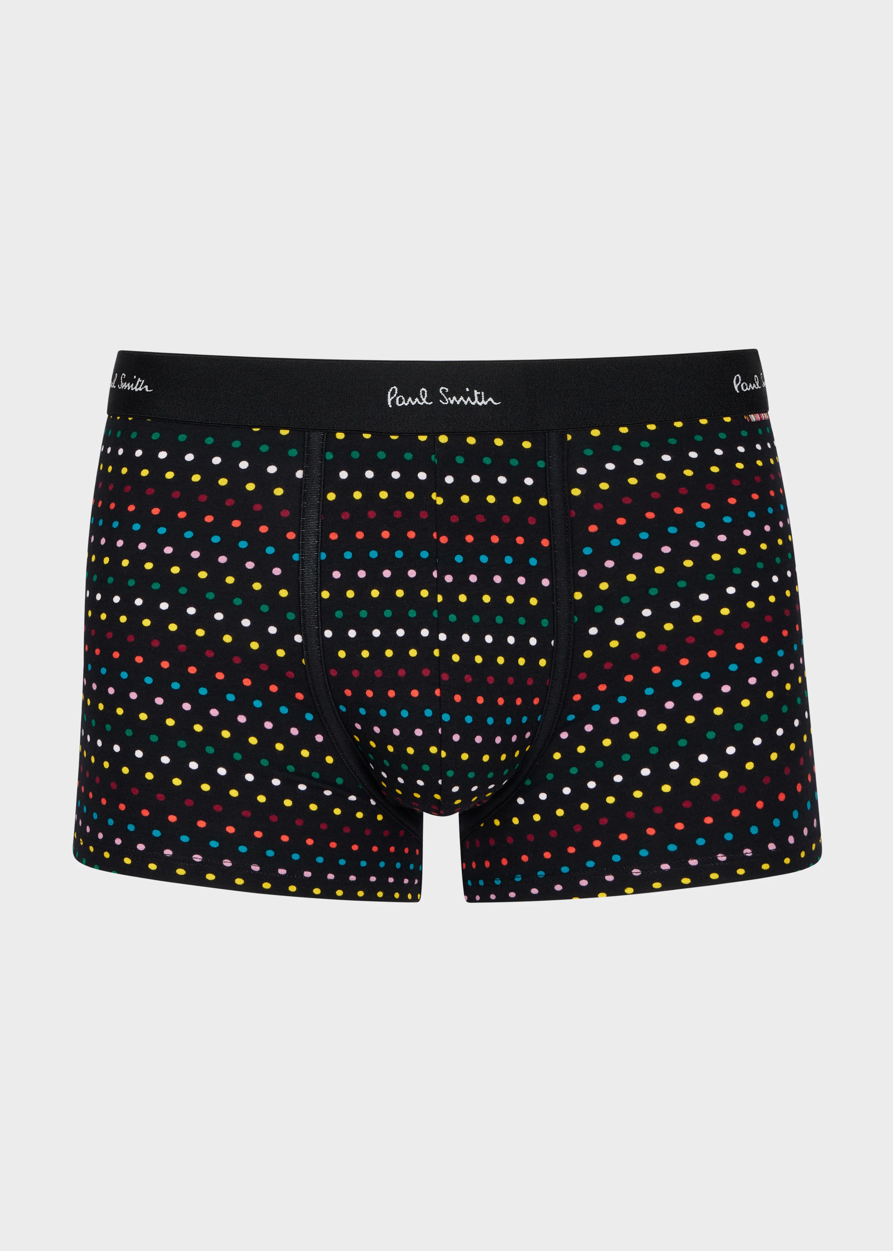 Black 'Signature Polka Dot Stripe' Boxer Briefs - 1