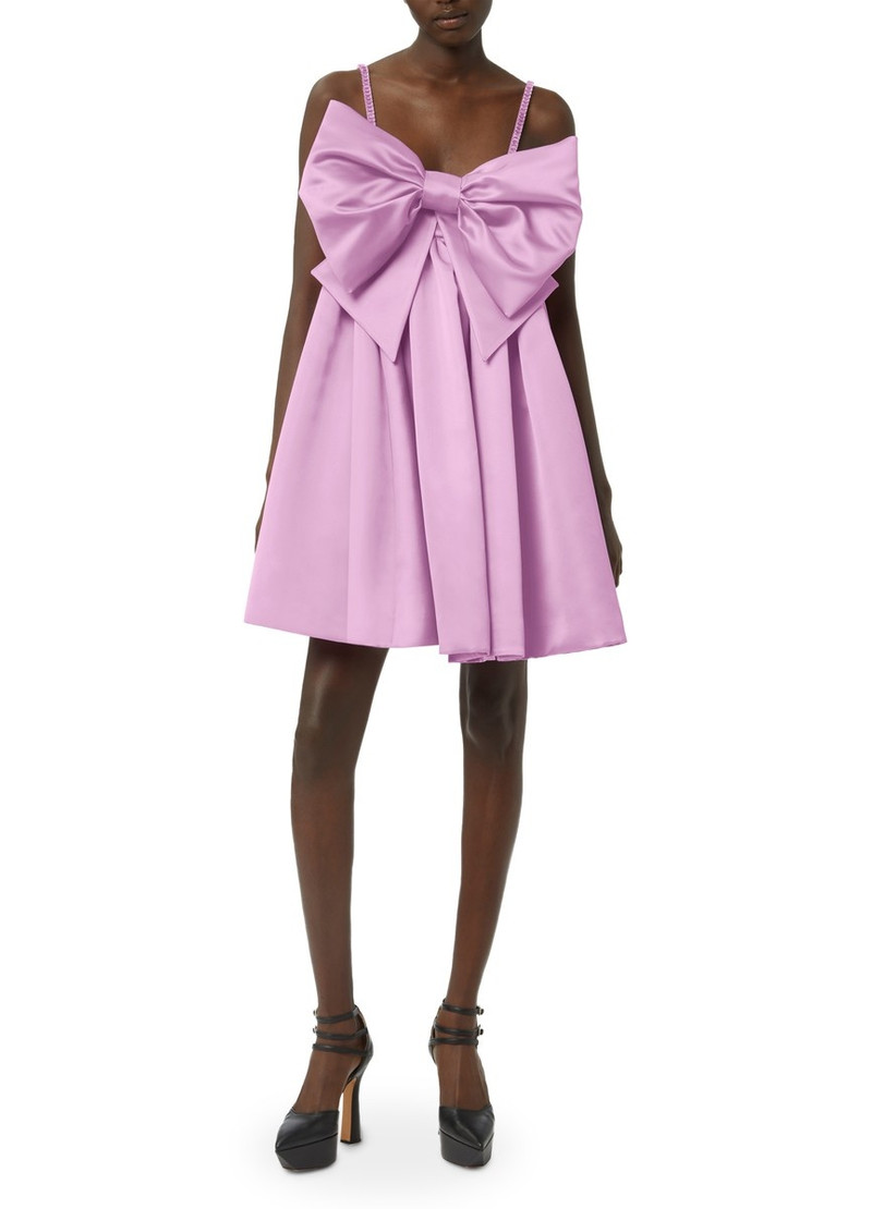 Bow front flared dress 4