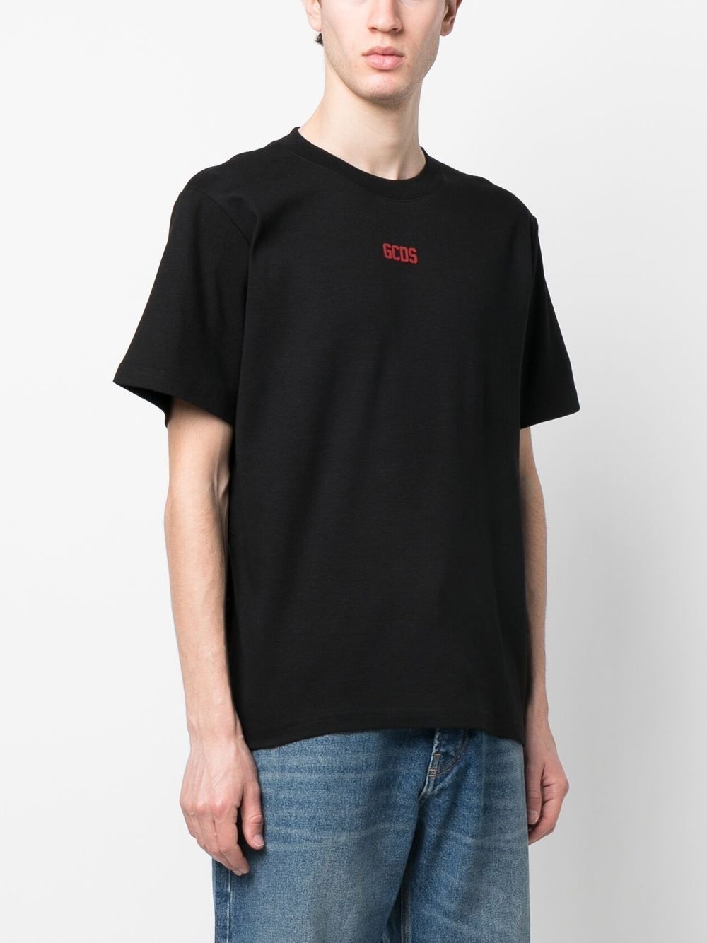 logo-print crew-neck T-shirt - 2