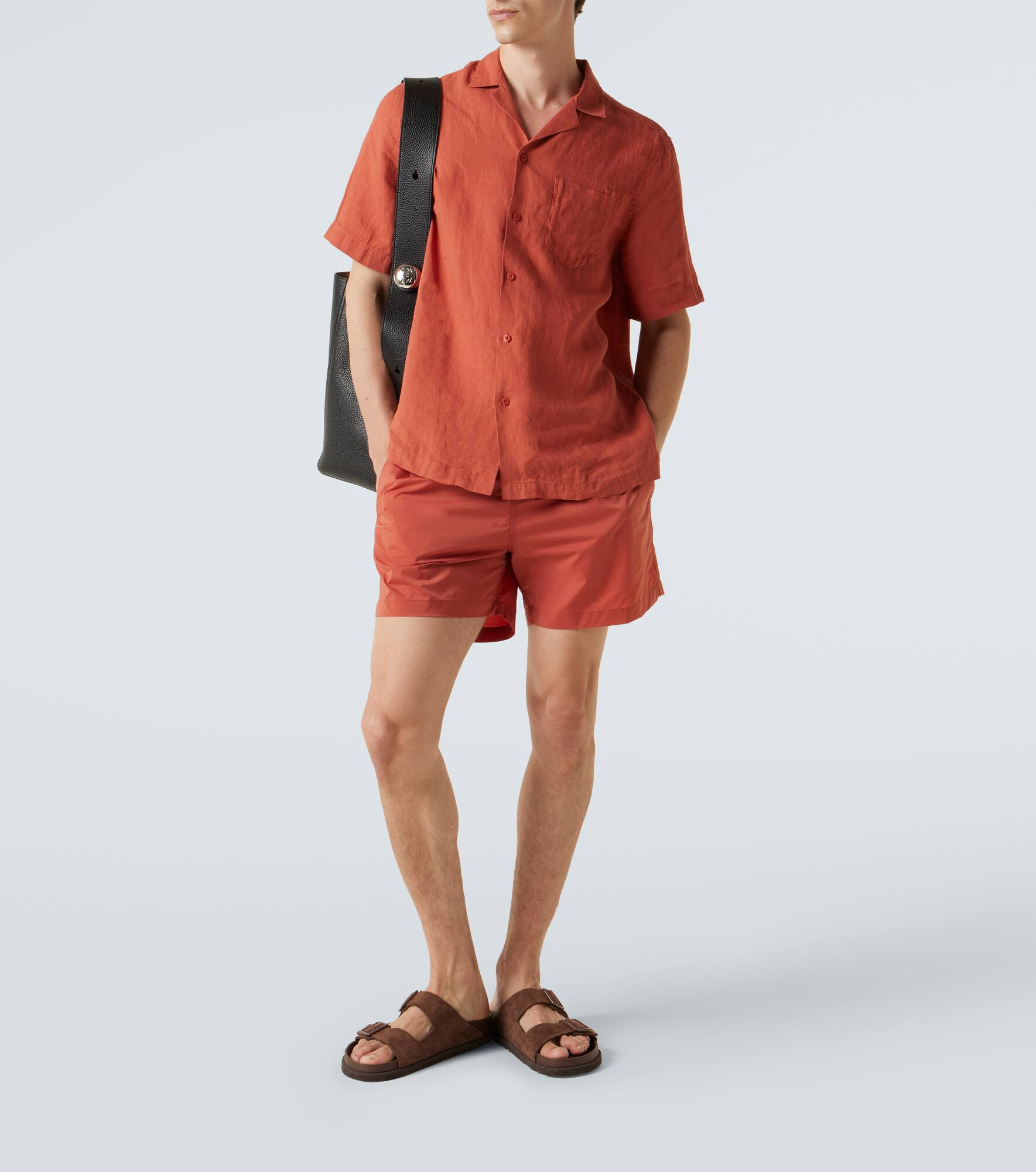 Angelo linen bowling shirt - 2