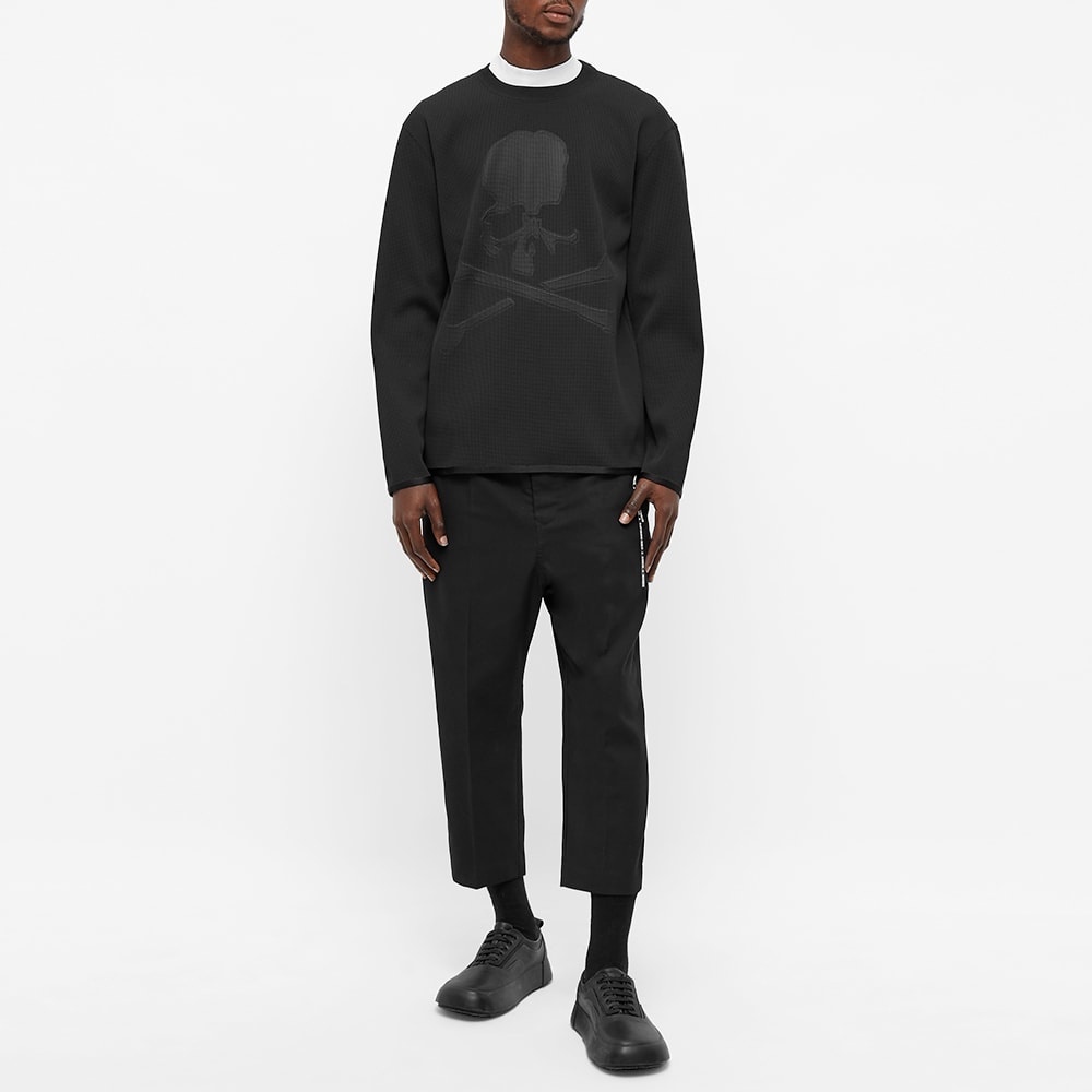 MASTERMIND WORLD Long Sleeve Embossed Skull Thermal Tee - 5