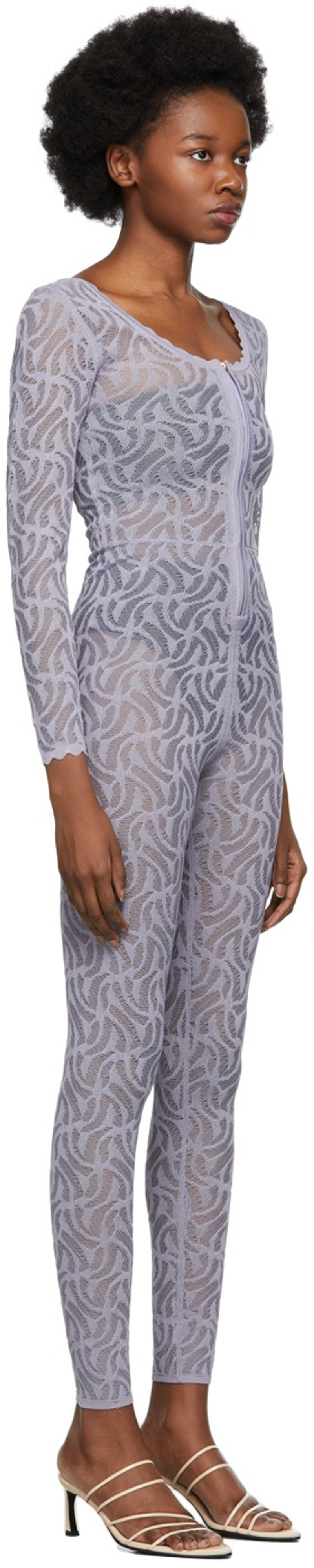 diotima Purple Lace Jumpsuit outlook