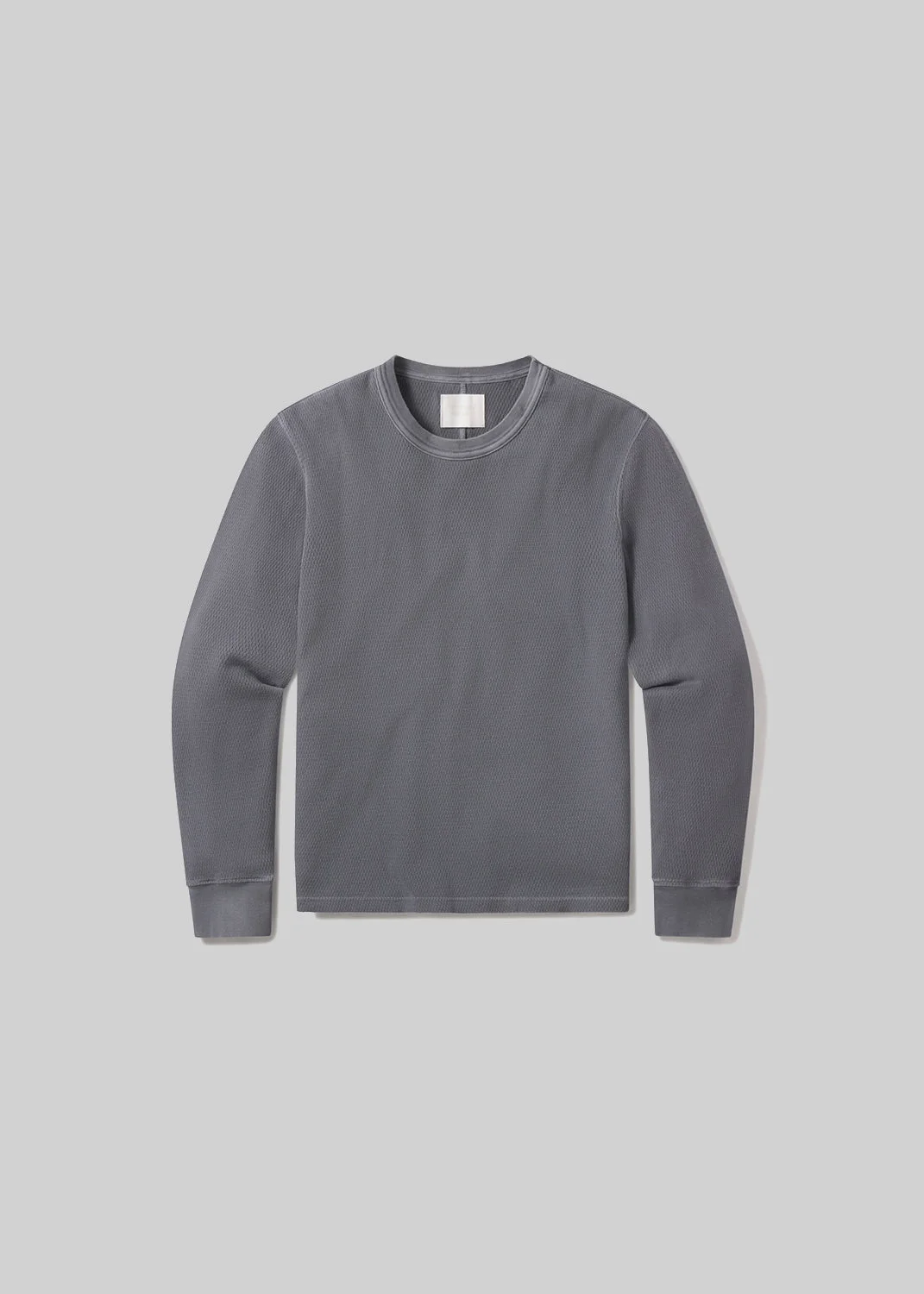 Waffle Crewneck
In Grey - 1