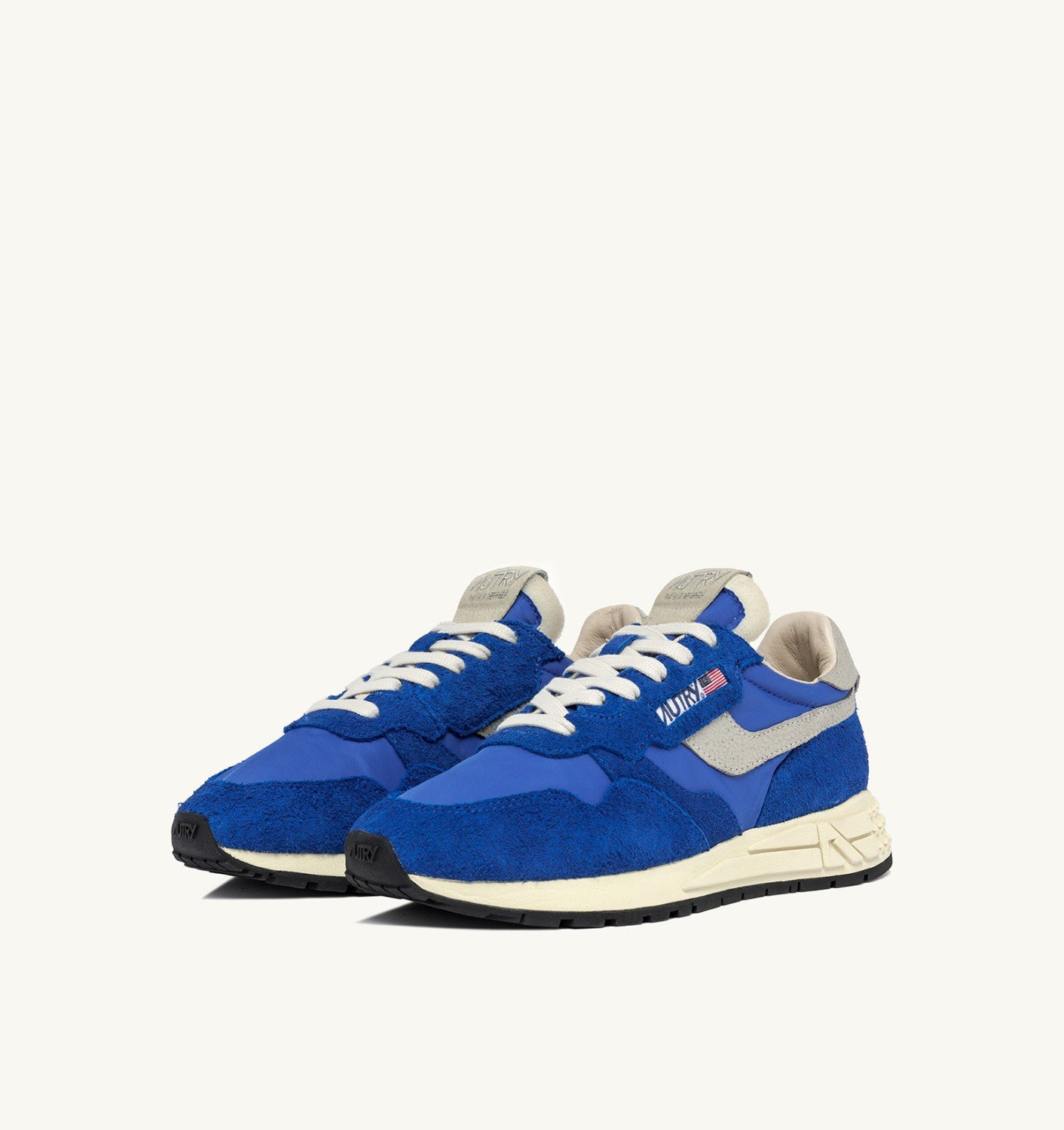 REELWIND LOW SNEAKERS IN BLUE NYLON AND SUEDE - 2