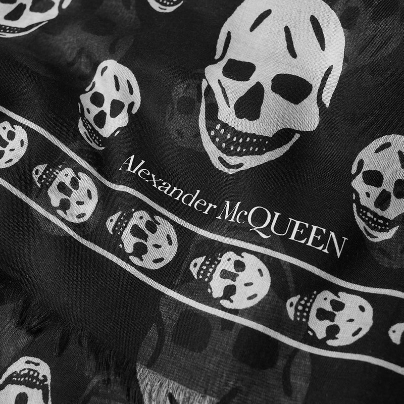 Alexander McQueen Skull Pashmina Scarf 3