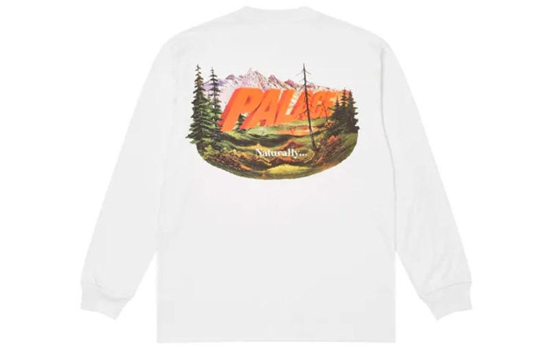 PALACE Palace FW21 Chapping Long Sleeve 'White' P21LS009 outlook