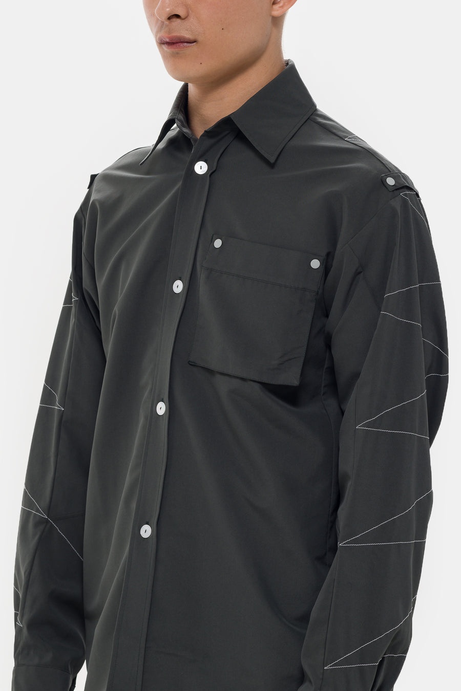 Solva Shirt in Roisin Green - 4