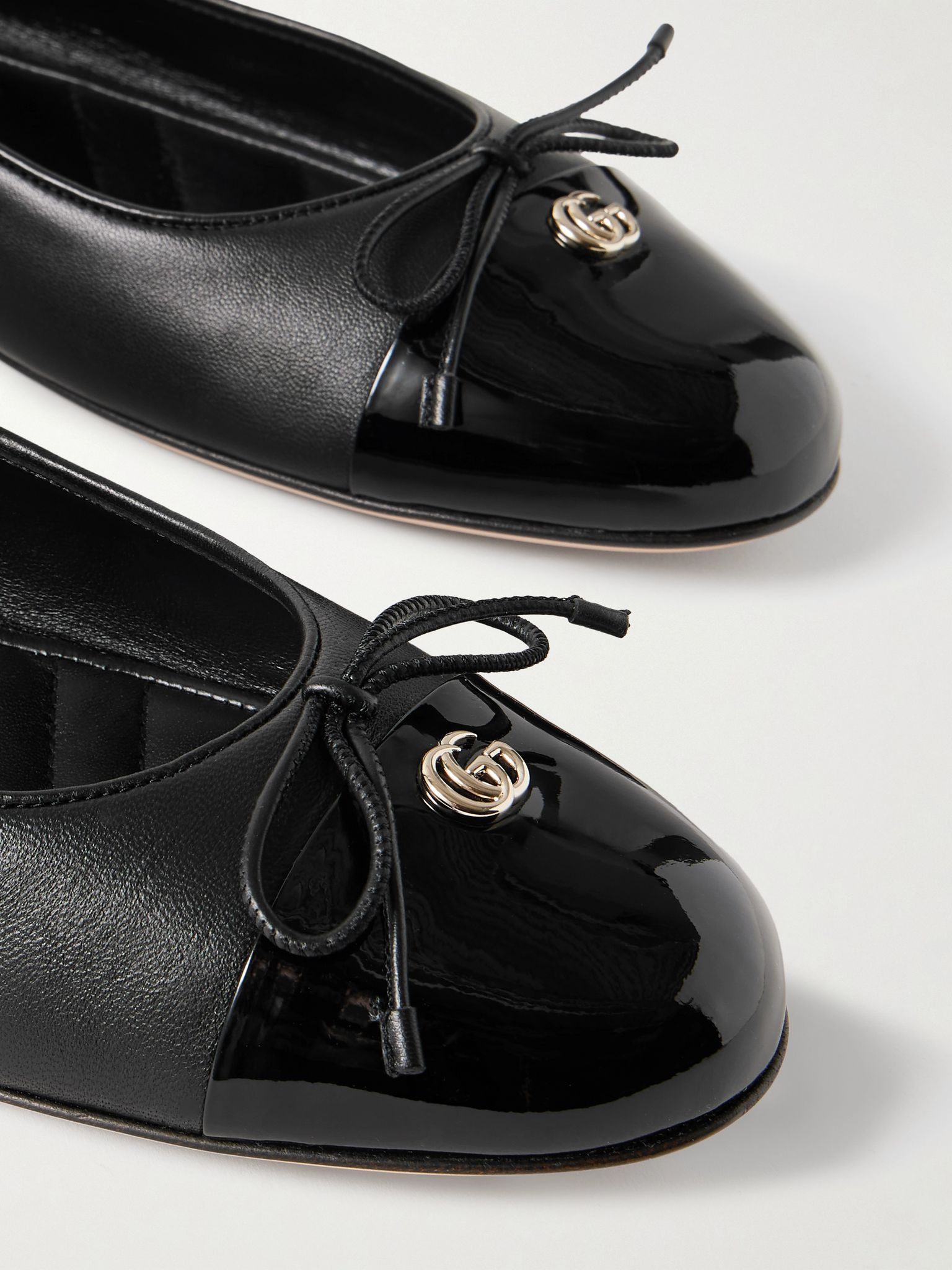 New Marmont GG leather ballet flats Black - 4