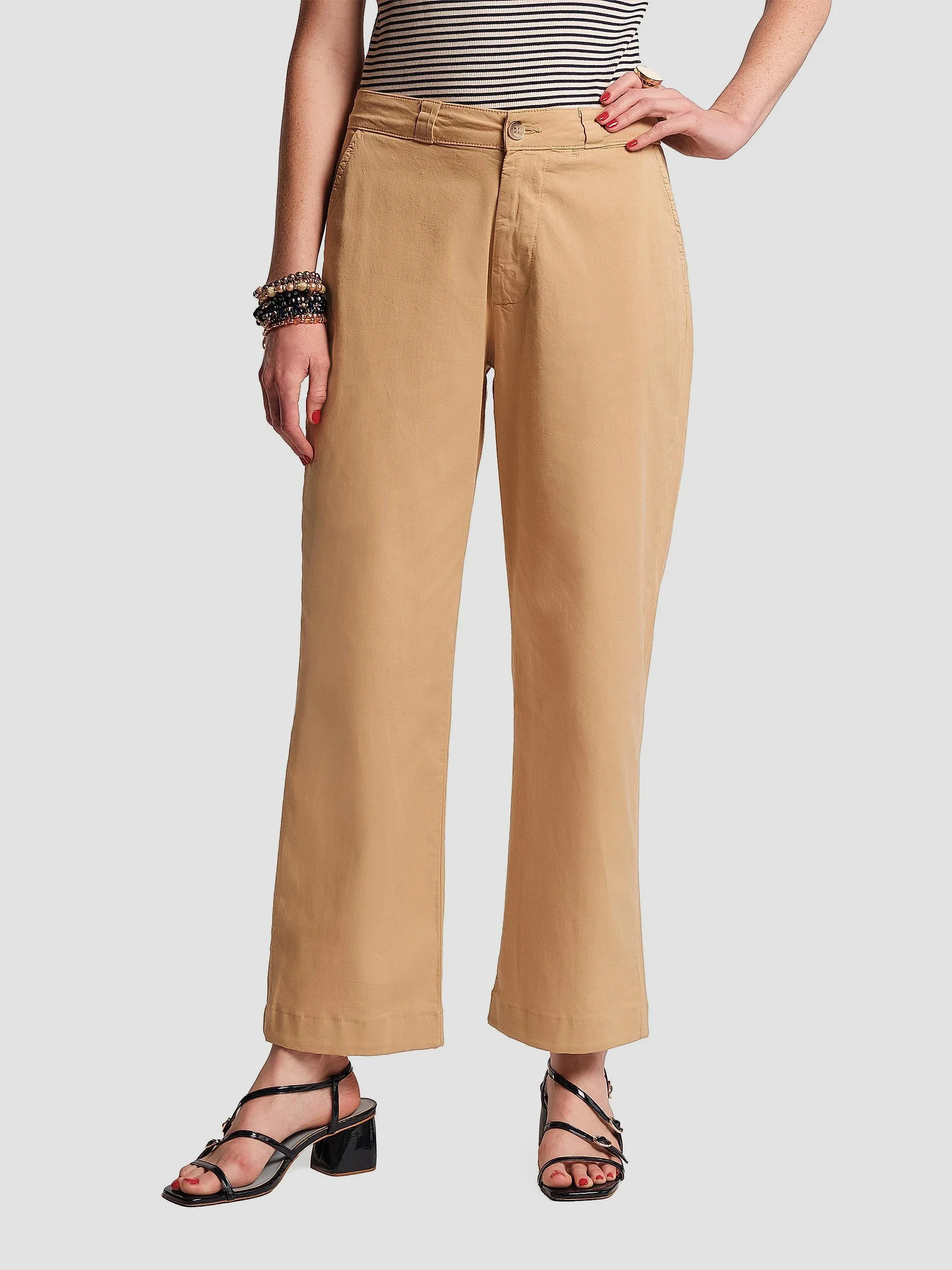 Women's Coleman Relaxed-Fit Pants - Khaki - 1