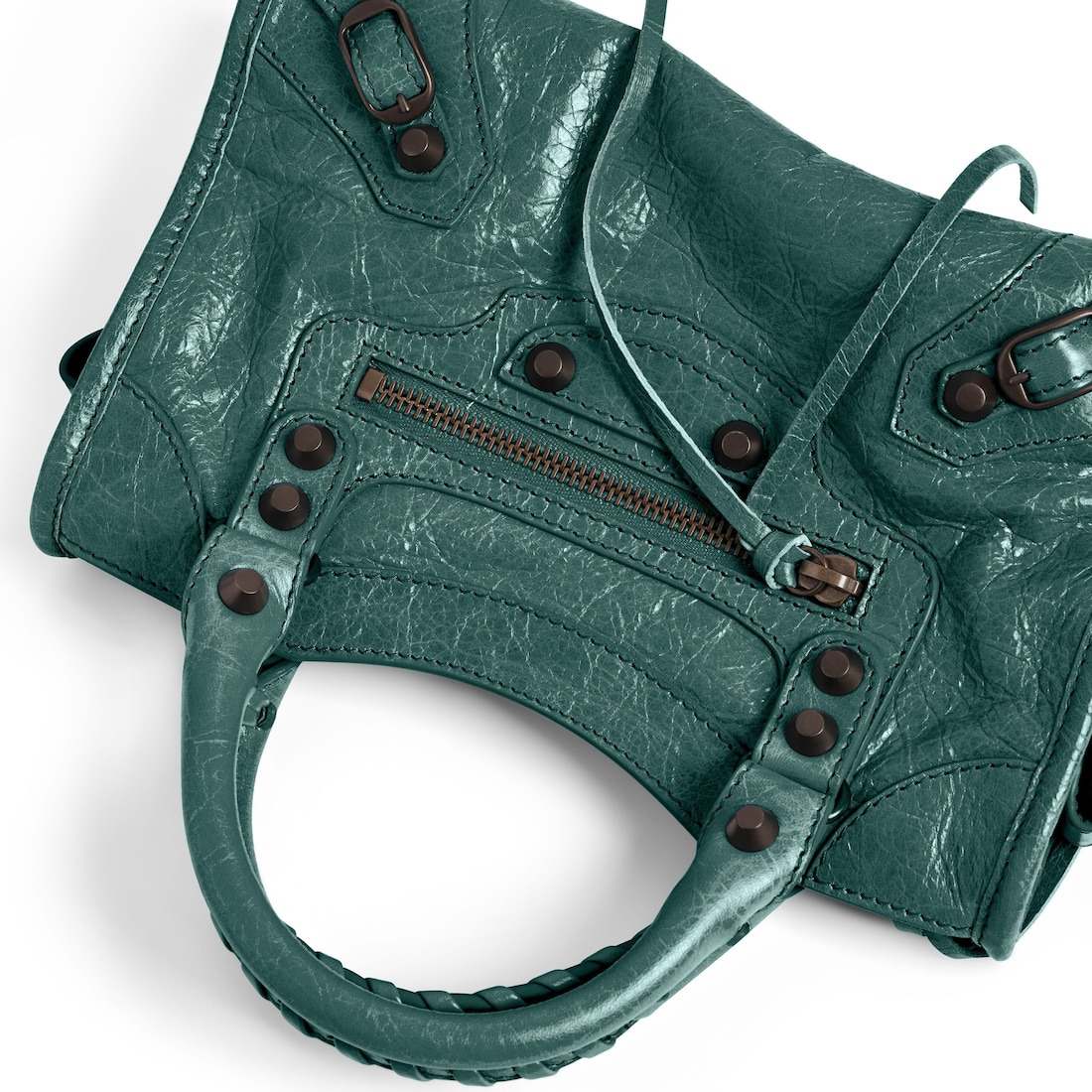 Women's Le City Bag Mini in Dark Emerald - 6