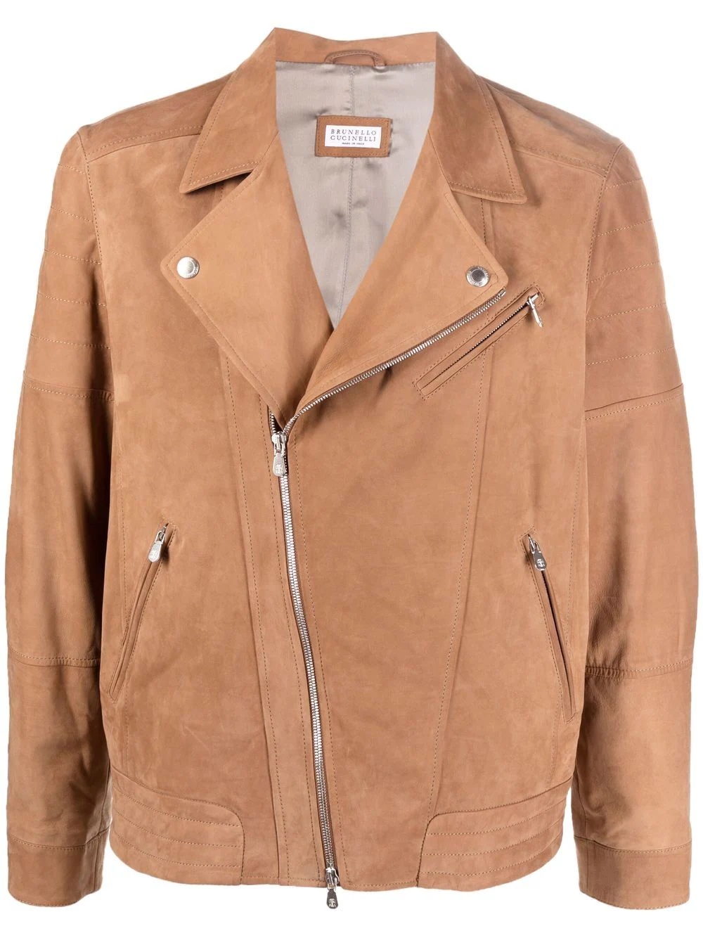 camel biker jacket - 1