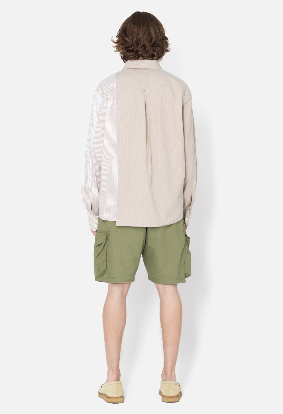 PANELED BUTTON UP - 7