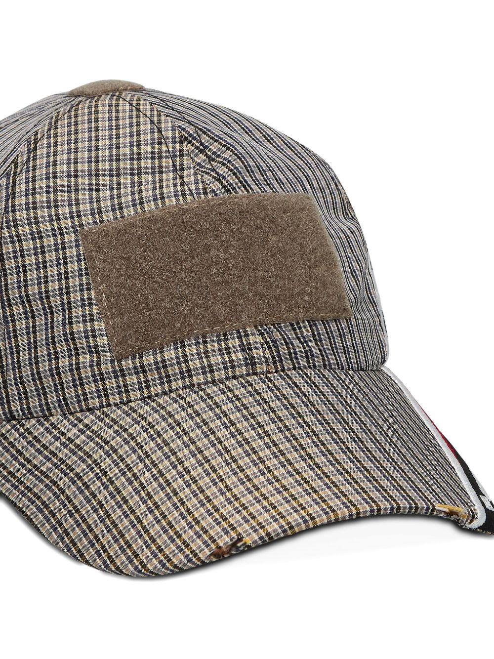 check-pattern cap - 4