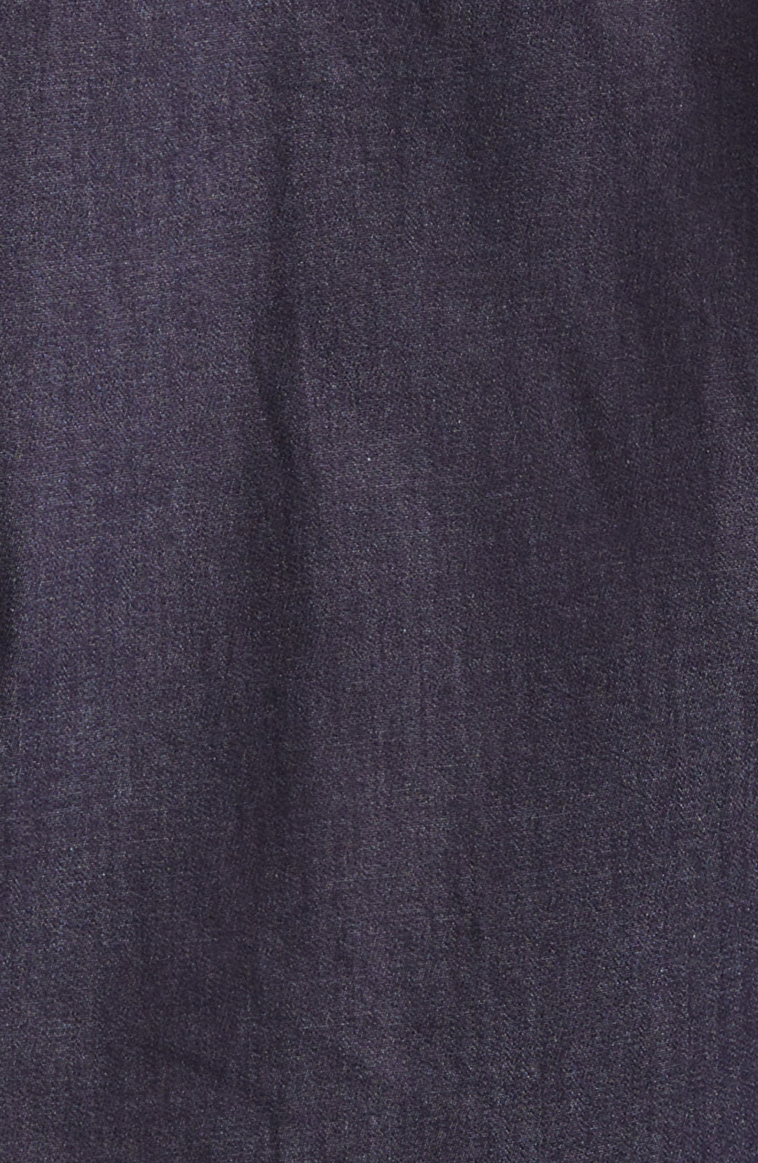 Marni Trompe l'Oeil Stretch Denim Bowling Shirt in Unb99 Blue/Black at Nordstrom - 6