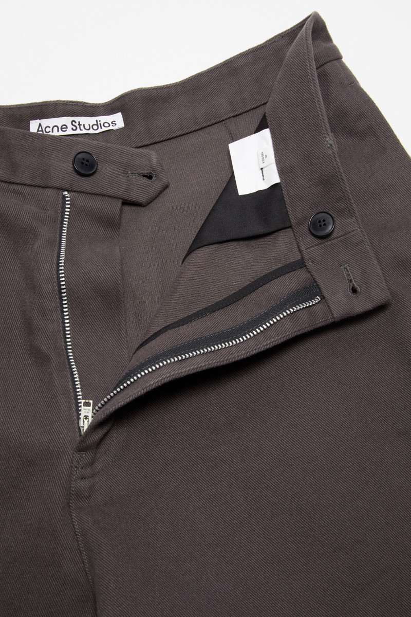 Twill trousers - Stone black 6
