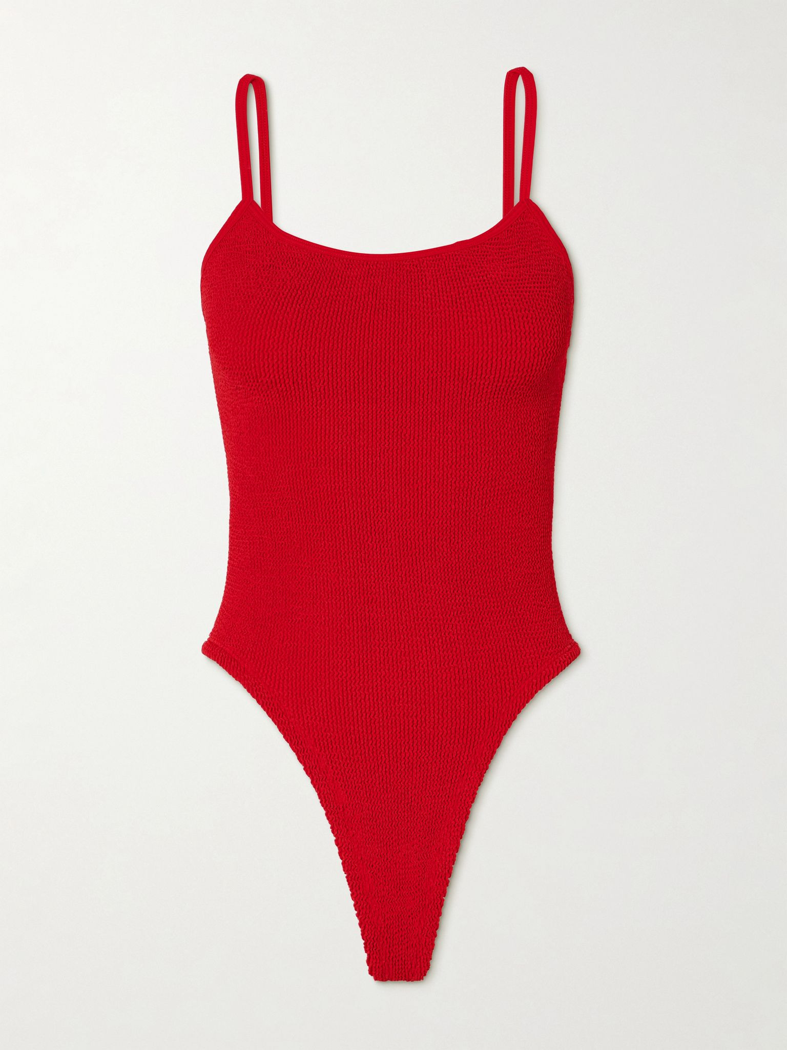 Petra seersucker swimsuit Red - 1