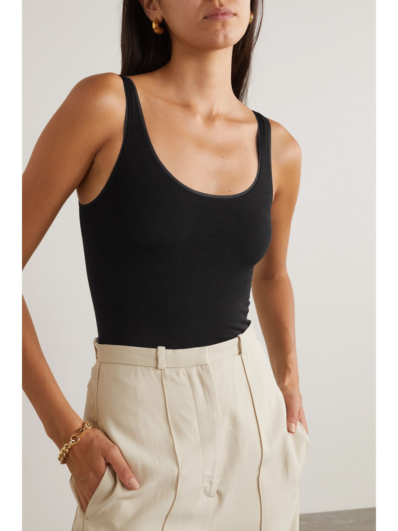 Jamaika stretch-jersey bodysuit Black - 2