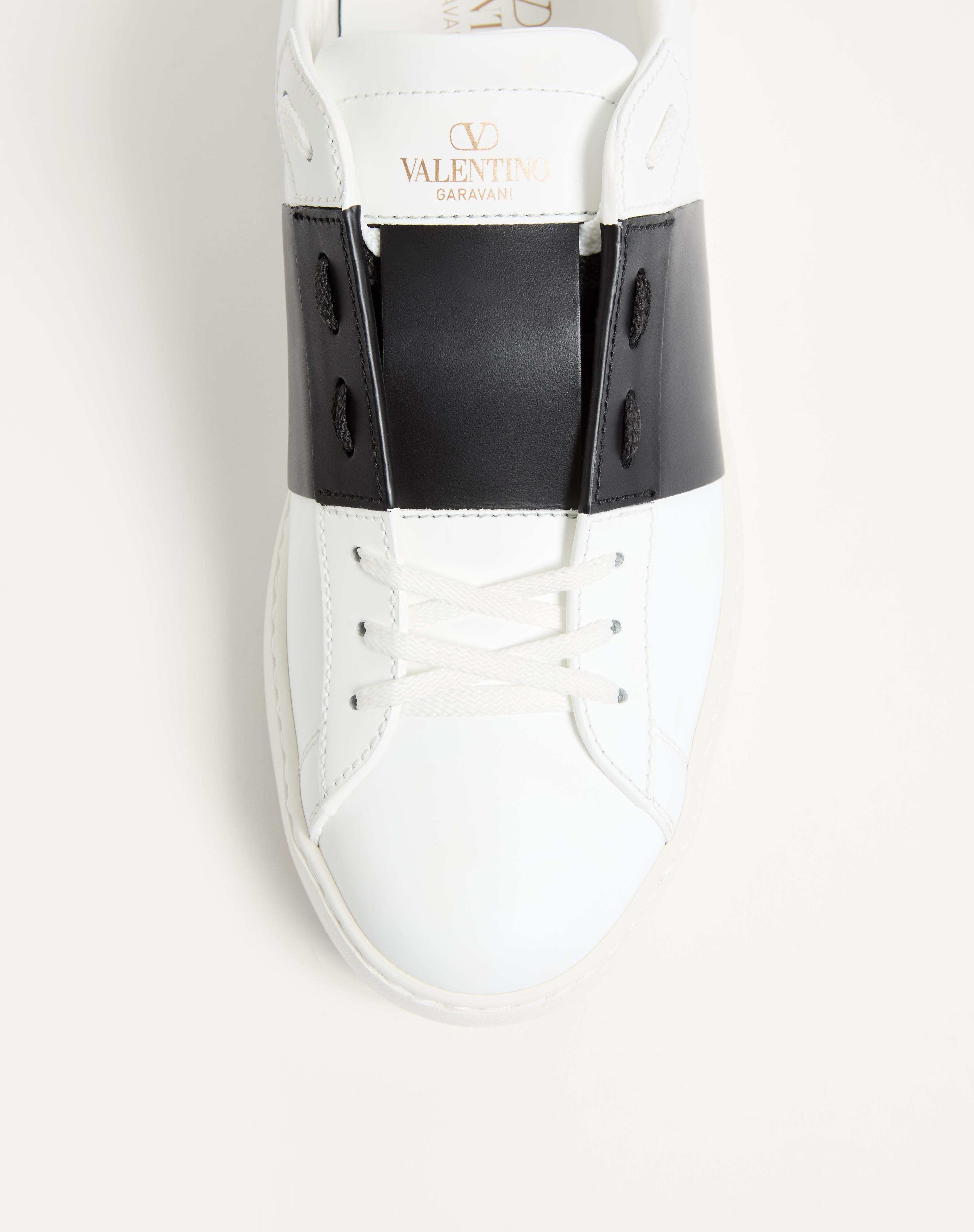 CALFSKIN OPEN SNEAKER - 7
