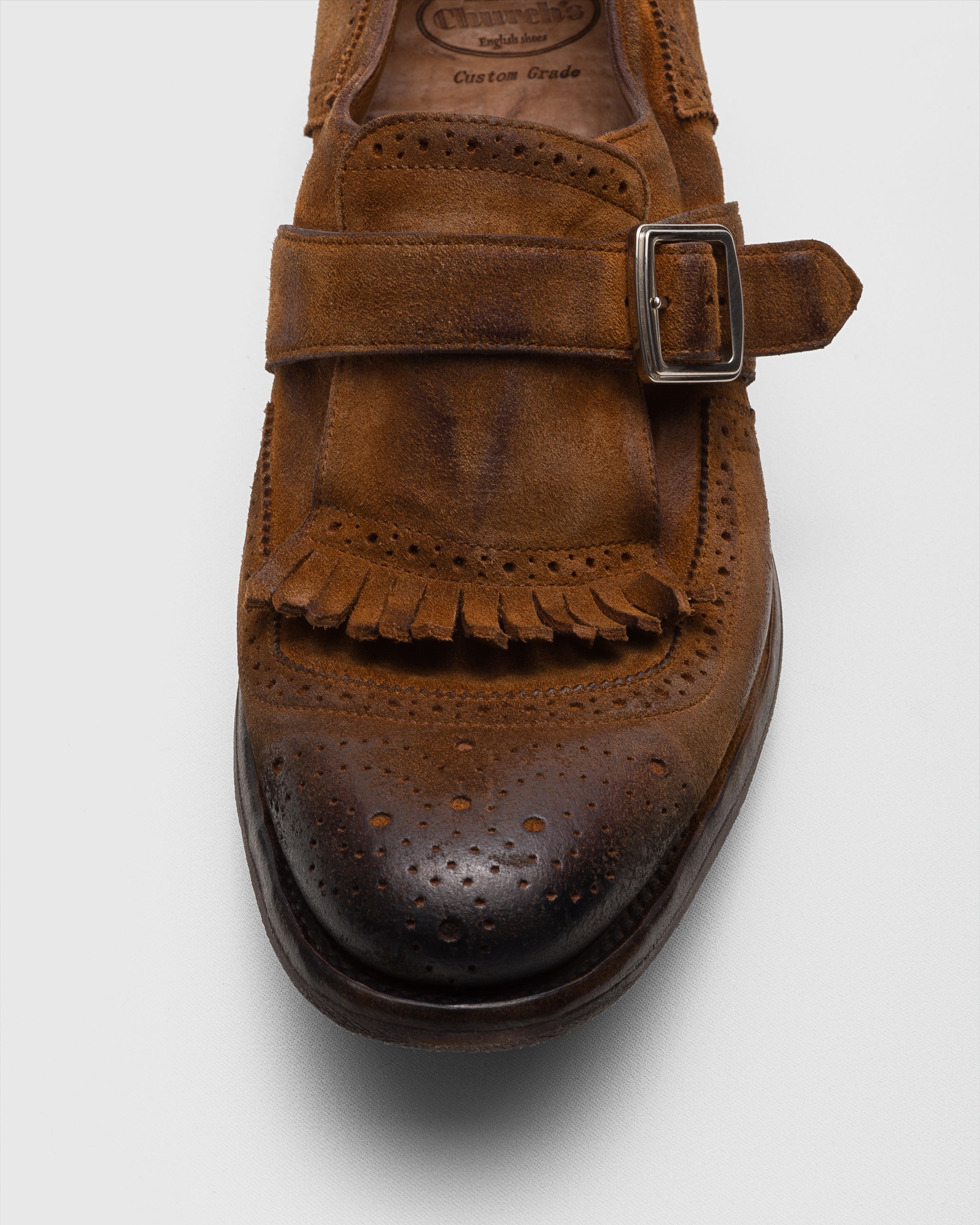 Vintage Suede Monk Strap - 3