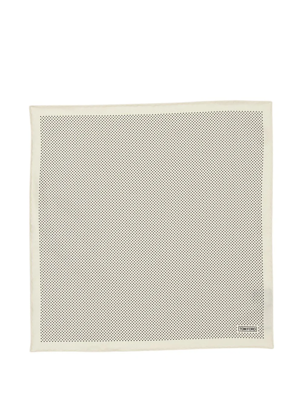 polka-dot silk pocket square - 1