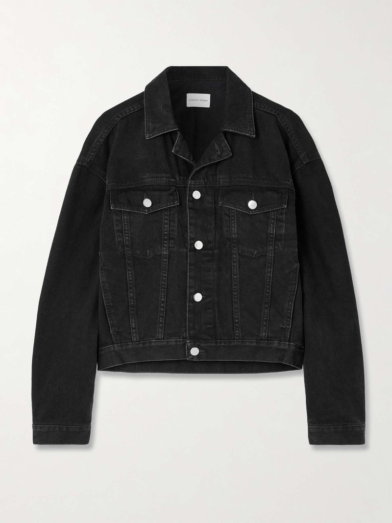 Dave denim jacket Dark gray - 1